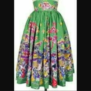 Trashy diva high waist carnival skirt